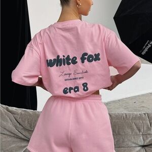 white fox boutique tee